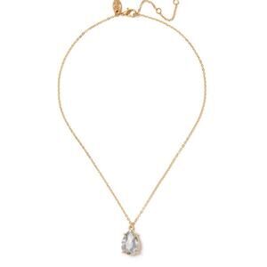 Charming Charlie Harper Pear Crystal Gold Necklace